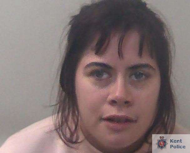 Sharna Dixon has been handed a two year prison sentence after costing the emergency services nearly £500,000 in wasted resources. Picture: Kent Police