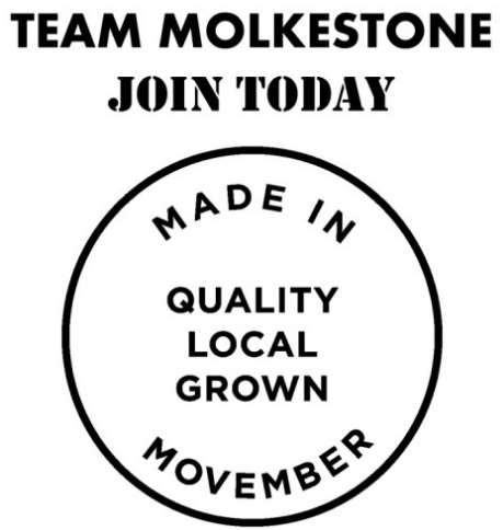 Sign up to Folkestone's Movember team. Picture courtesy of Tom Langlands