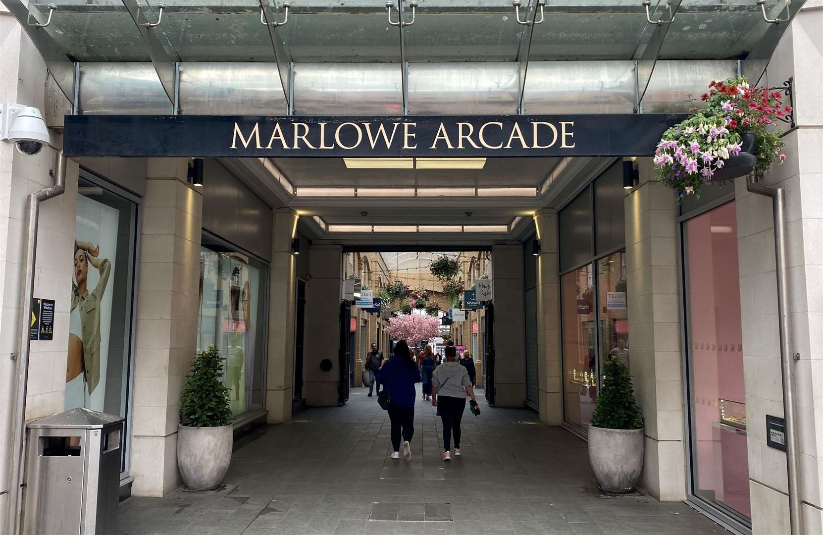 The Marlowe Arcade features a mix of independent stores and national chains