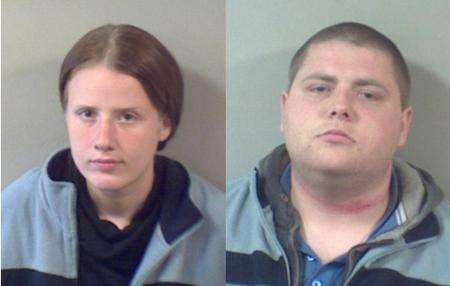 Kristina Davies, left, and Ricky Winter who were convicted of child abuse