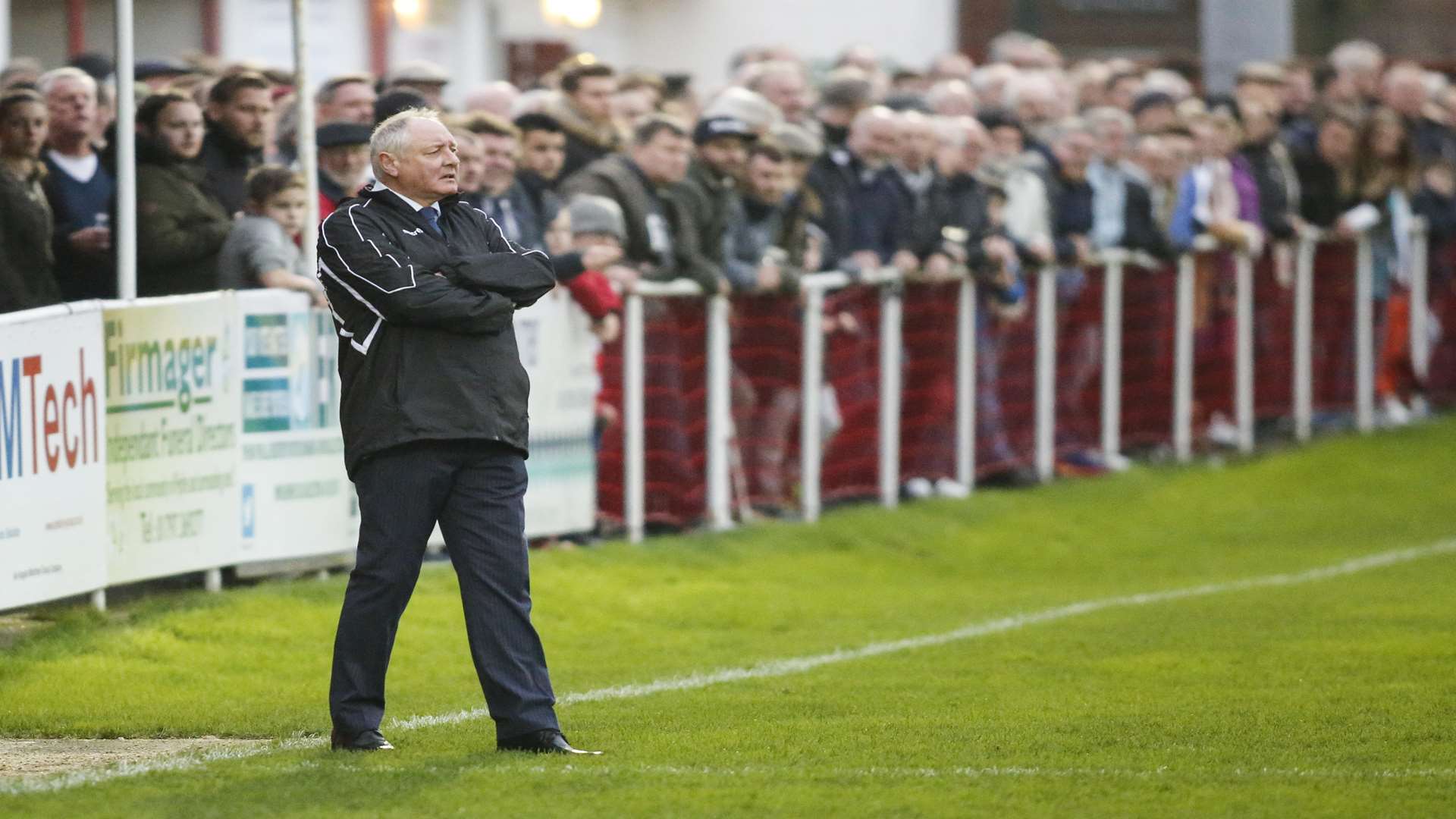 Neil Cugley looks on at Reachfields. Picture: Martin Apps