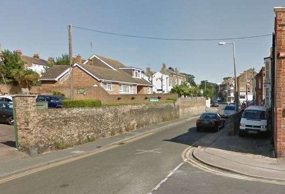 Police were called to Dane Road in Margate. Picture: Google street views