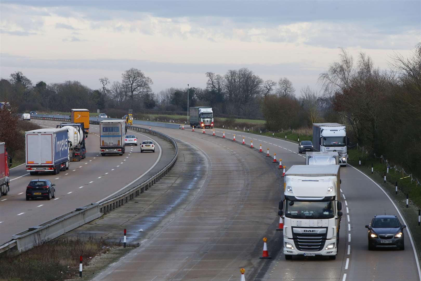 The barrier was removed in January, allowing drivers to return to 70mph