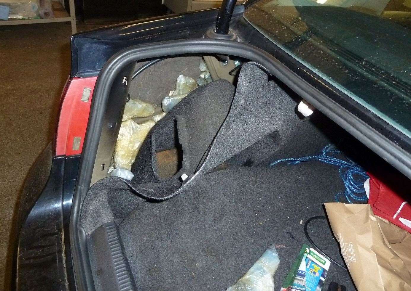 The car where the guns where found. Picture: National Crime Agency