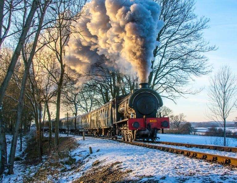 The Kent and East Sussex Railway runs special services for visitors over Christmas and New Year. Picture: Kent and East Sussex Railway / Stuart Kirk
