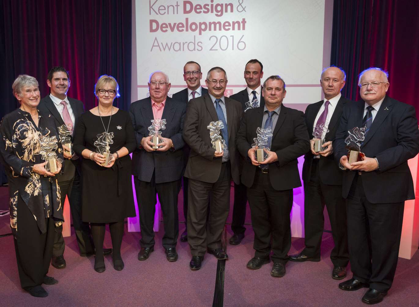 The winners at the Kent Design and Development Awards