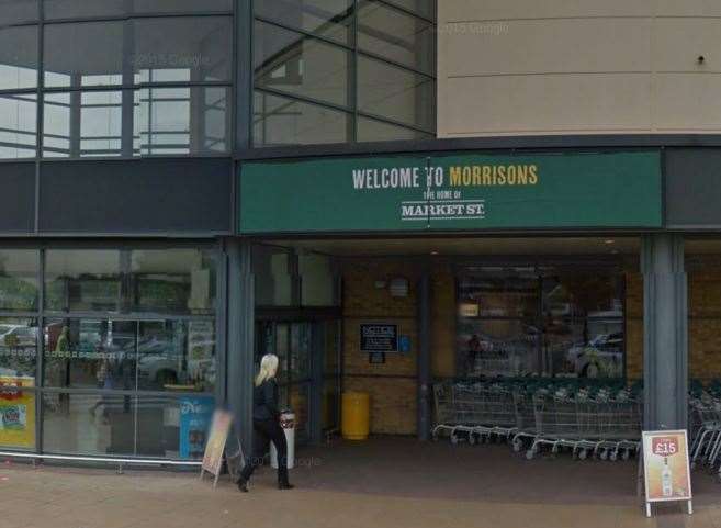 The accident was near Morrisons in Strood. Picture: Google Street View