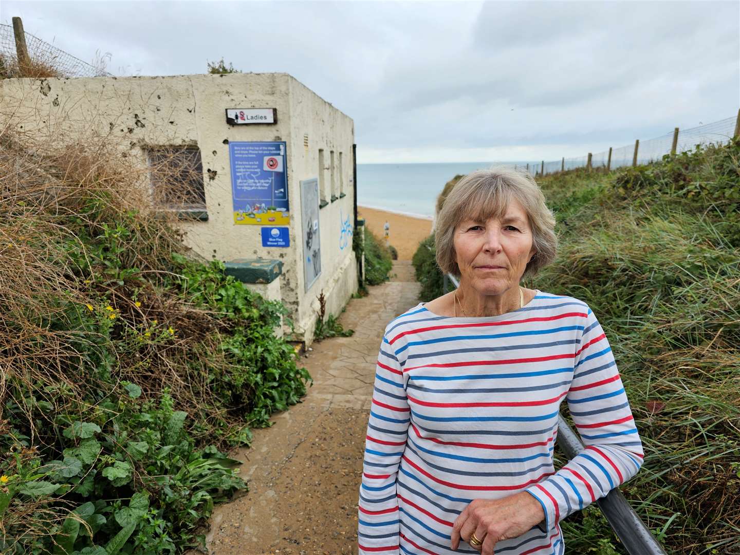 Tina Hubbard is calling for vital upgrades to the 'inadequate' toilets at Botany Bay. Picture: Tina Hubbard