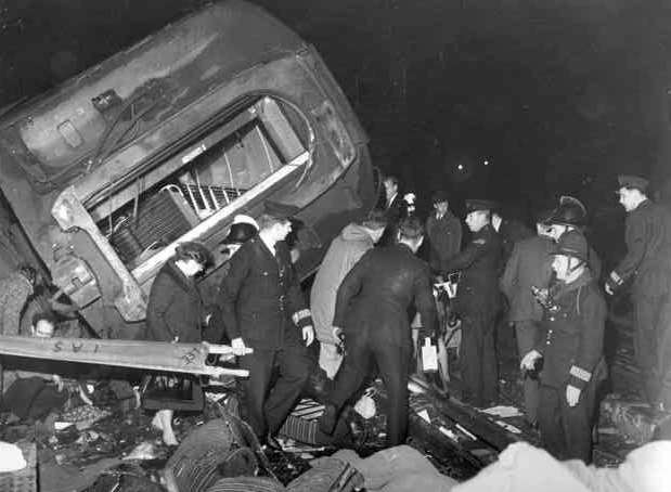 Devastation of the Hither Green train crash
