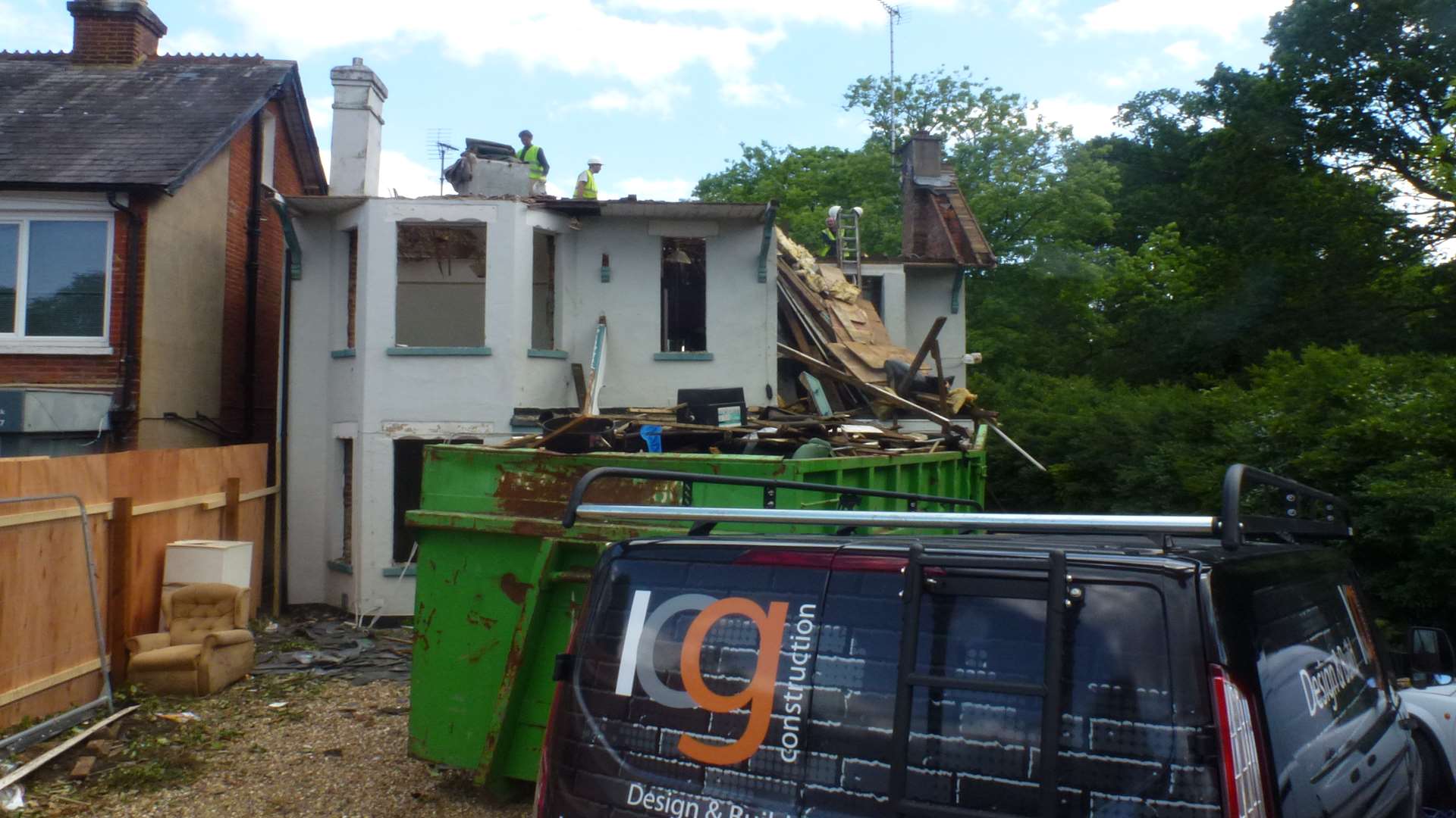 The demolition site in Surrey where numerous health and safety breaches were recorded