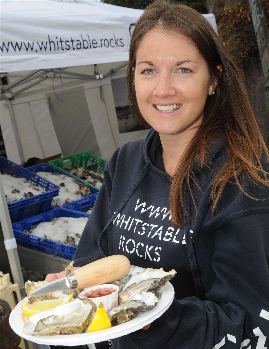 Amy Carter at last year's Canterbury Food and Drink Festival Picture: Wayne McCabe