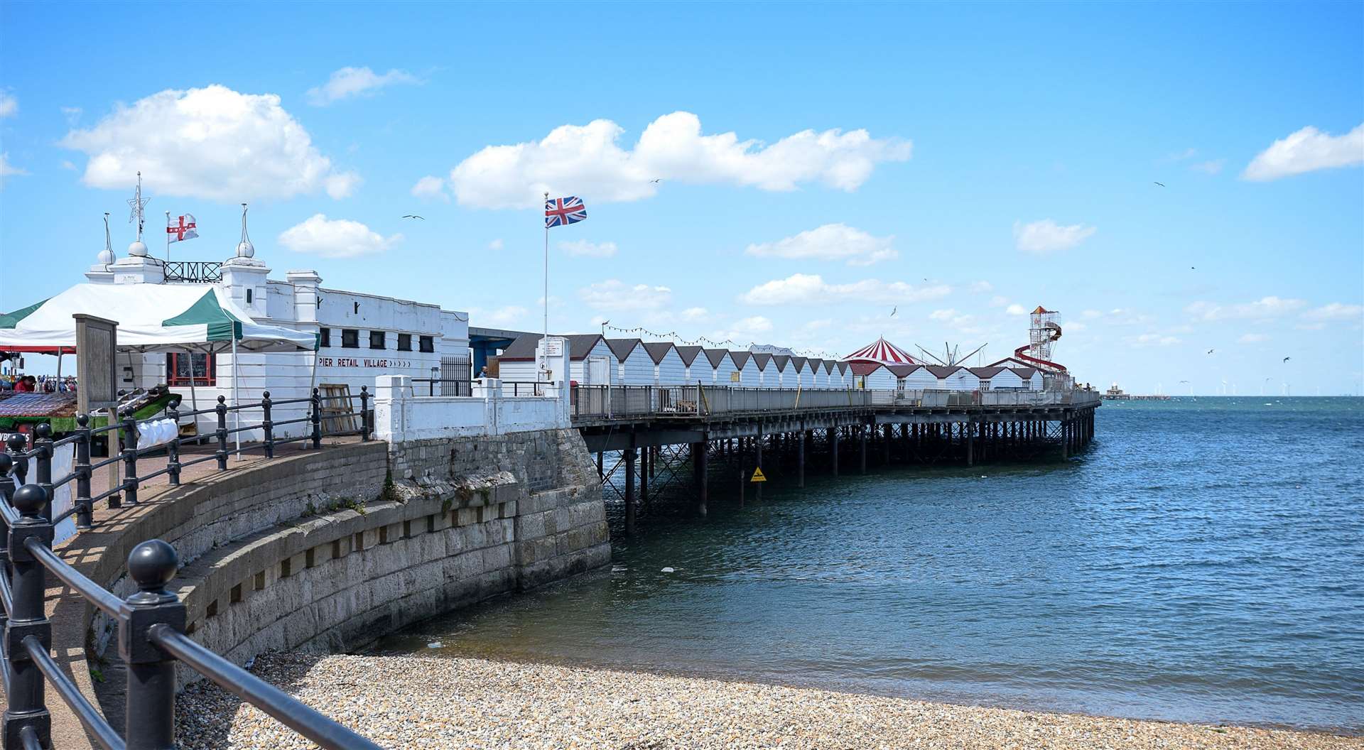 The incident happened on Herne Bay Pier. Picture: Alan Langley