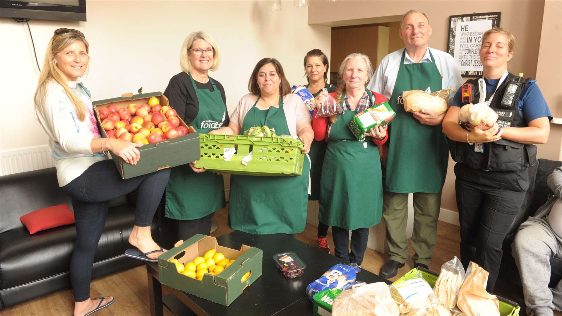 There is always a need for volunteers at food banks.