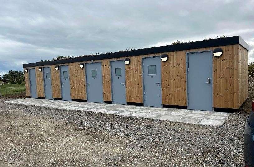 Barton's Point has a new toilet block after months without one. Picture: Elliott Jayes