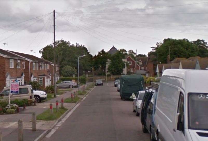 The attack happened in St Crispin's Road, Westgate-on-Sea. Picture: Google Street View