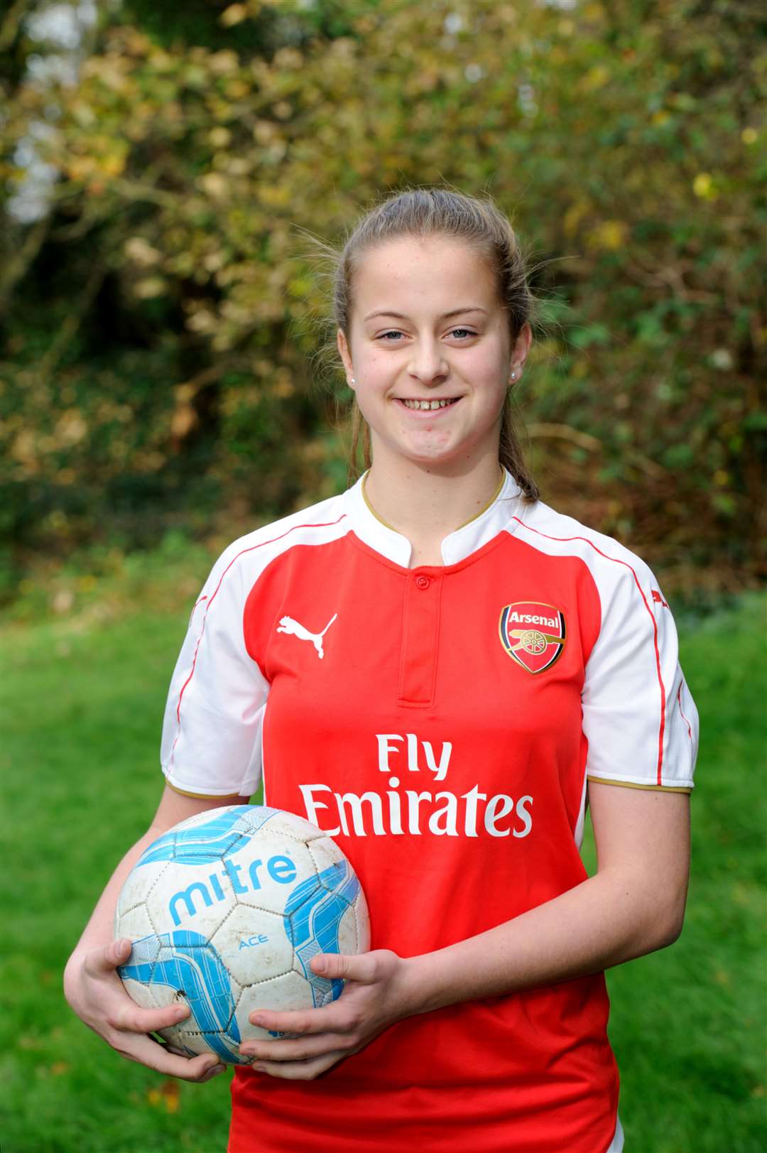 Ellie has already played for Arsenal Ladies.