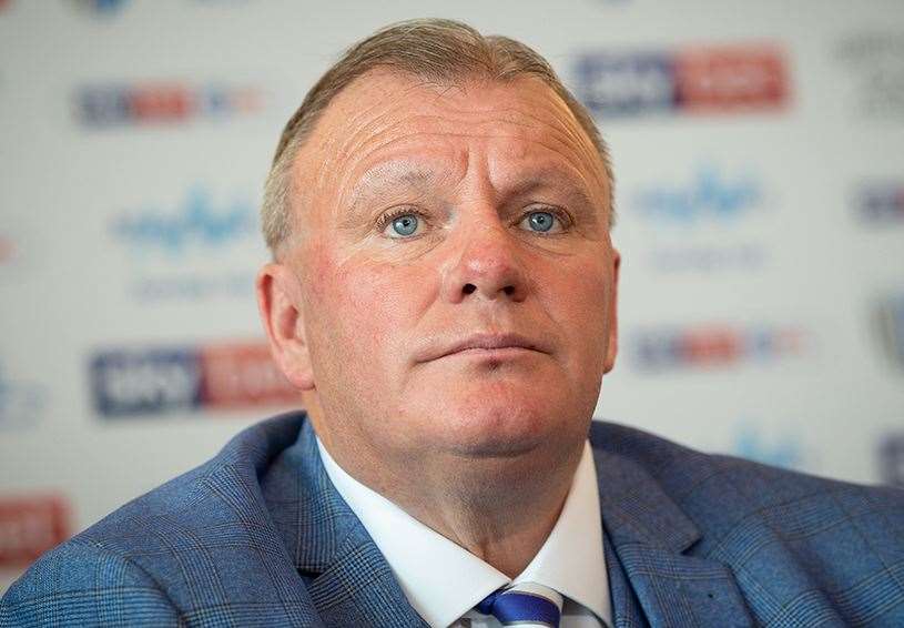 Gills boss Steve Evans. Picture: Ady Kerry