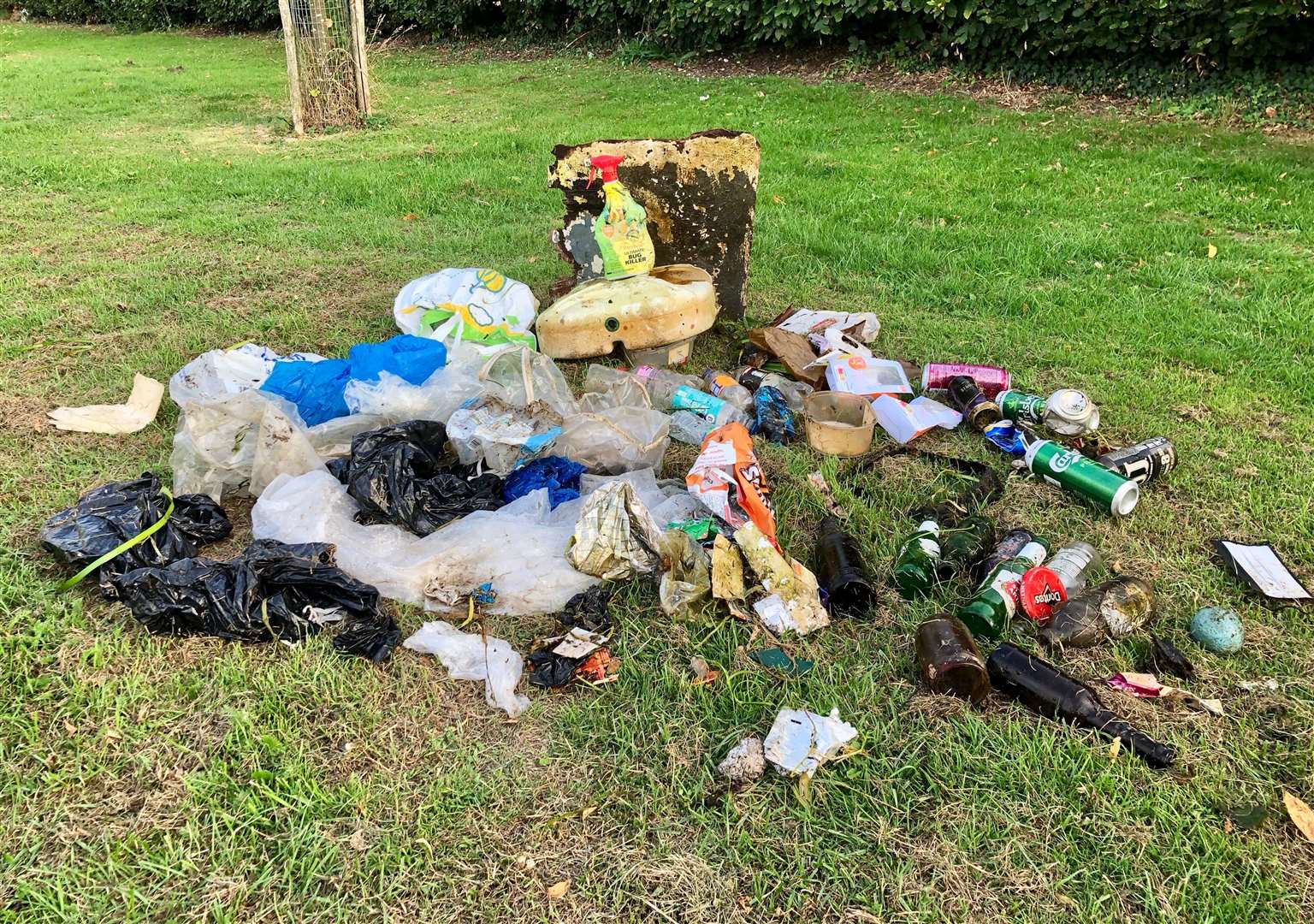 Rubbish pulled from the River Stour near Kingsmead Field last week