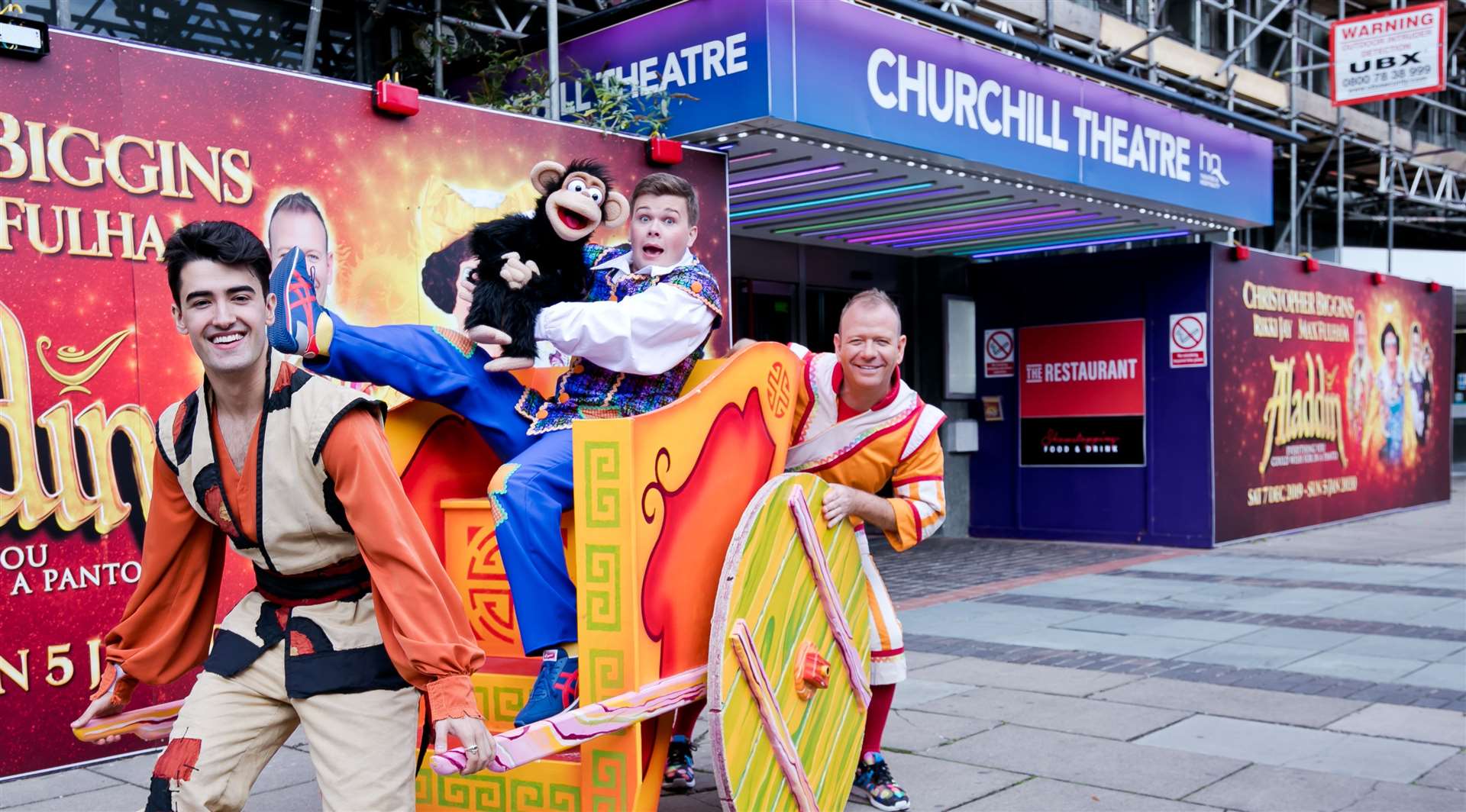 Last year's launch of Aladdin at the Churchill Theatre
