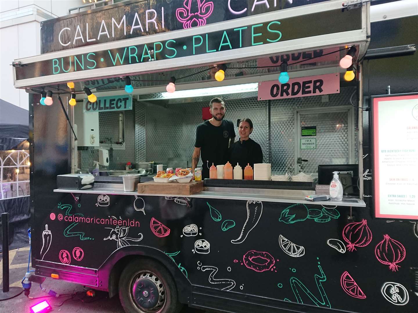 The Calamari Canteen stall