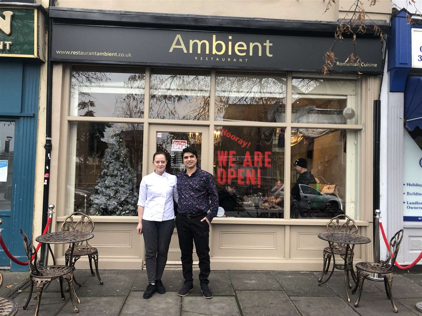 Corina and Vasile Conduraru have opened the restaurant in Windmill Street, Gravesend