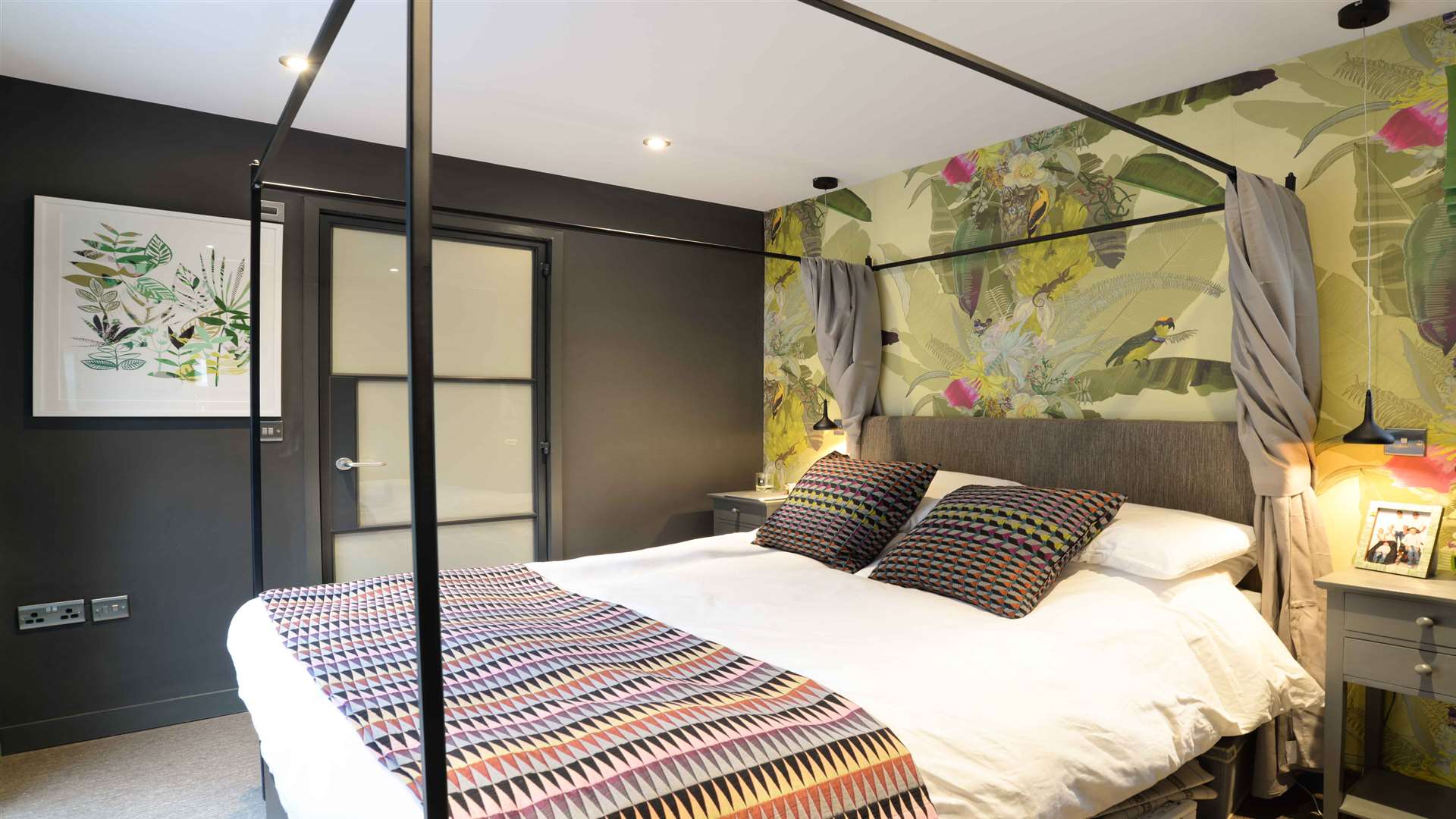 Kyle and Garry's new bedroom. Picture: Clague Architects