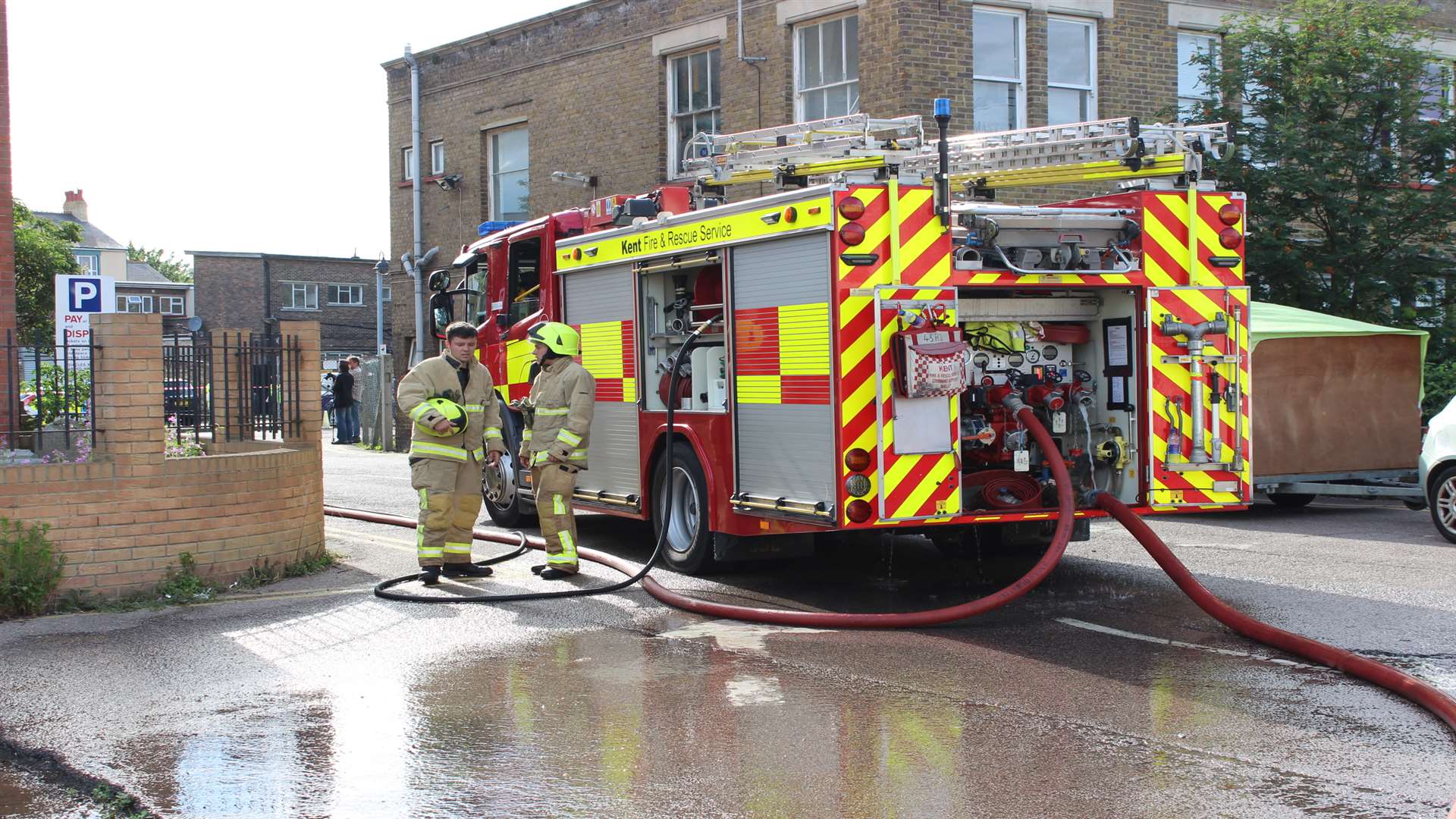 Mystery blaze at Trinity Road water tower, Sheerness