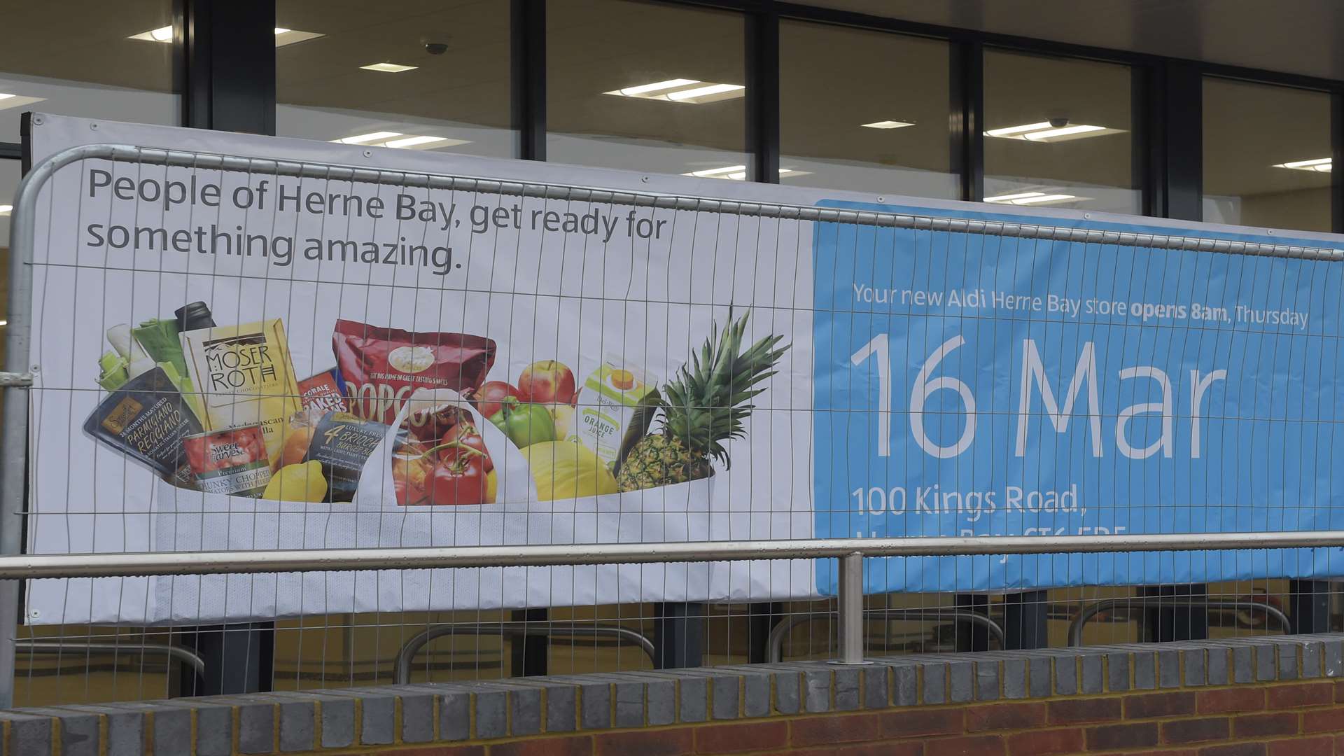 The new Aldi store opens today