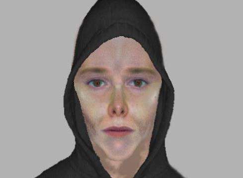 Kent Police have released an e-fit of a man they want to speak to