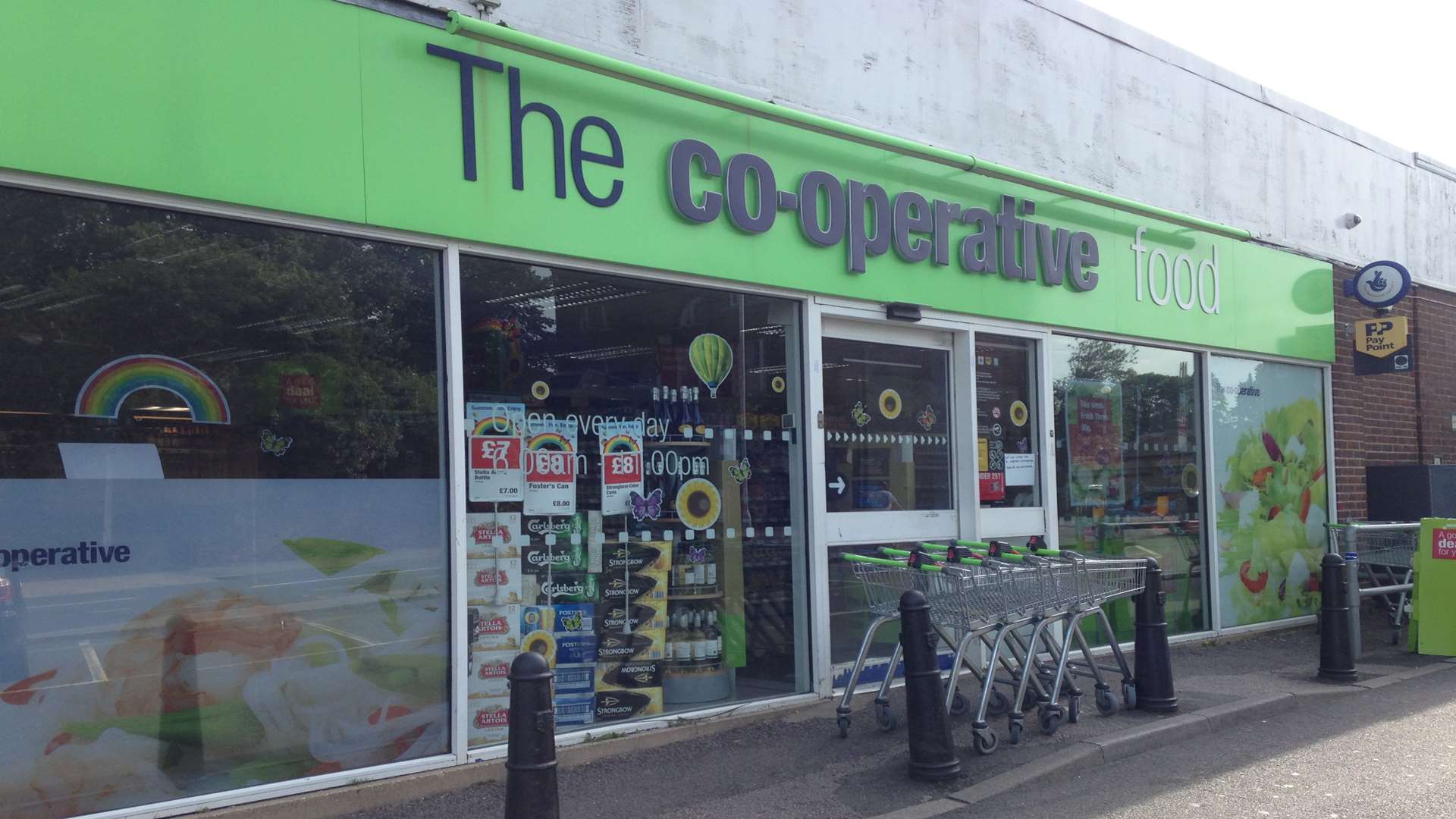 Co-op stores and petrol stations have suffered from a "processing error"