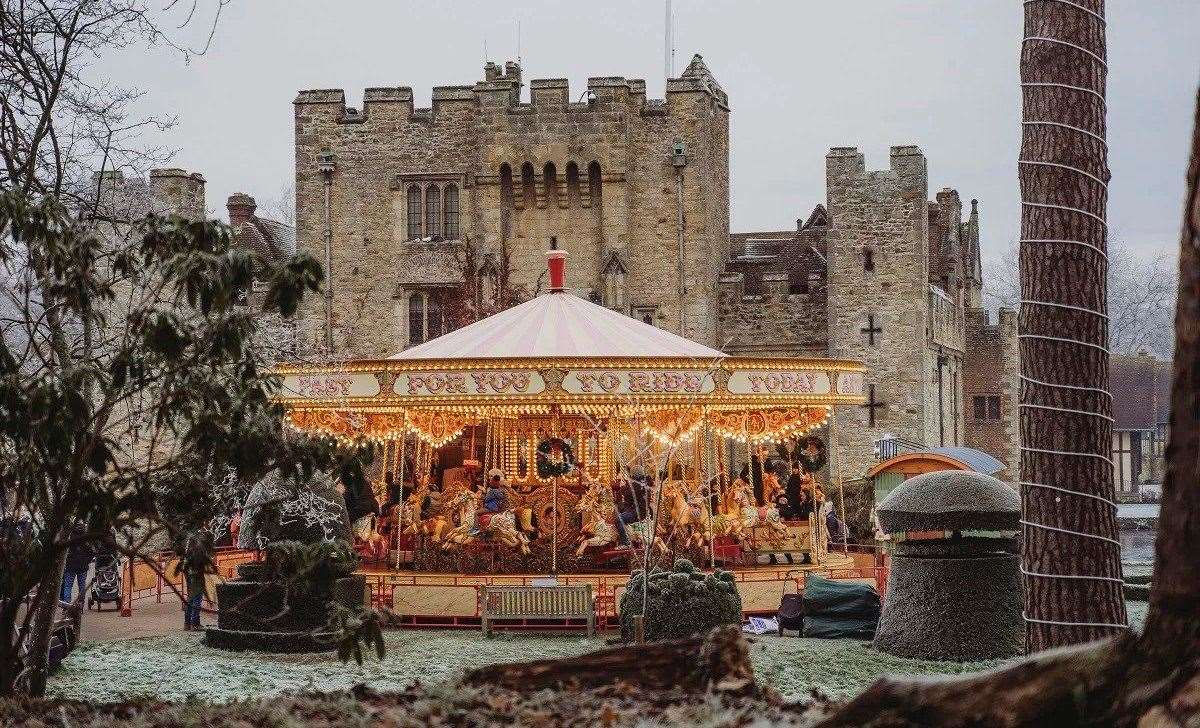 The historic castle will have lots of pop-up activities for families over the Christmas period. Picture: Hever Castle and Gardens