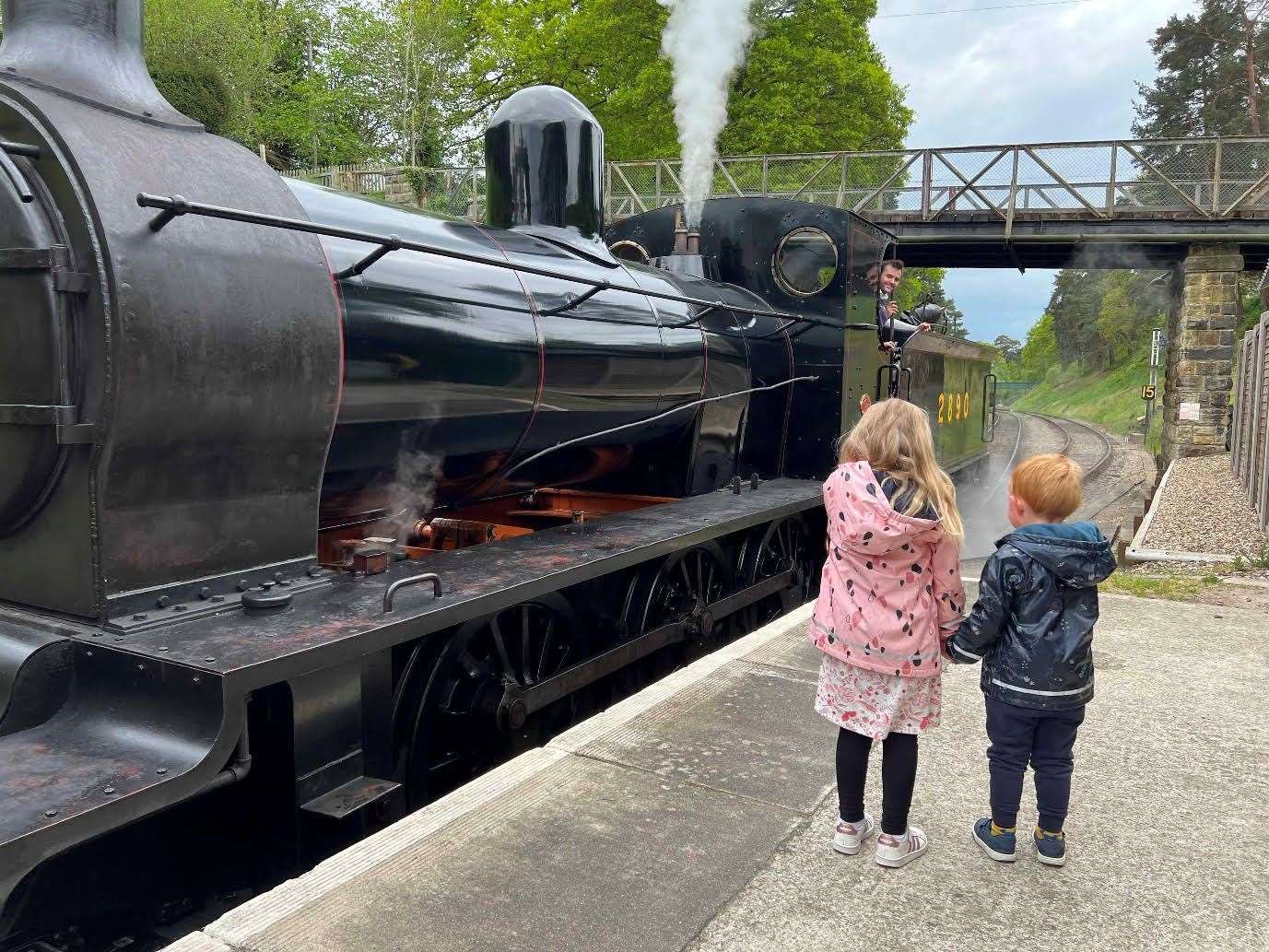 Kids can travel through the Kent countryside for £1. Picture: Spa Valley Railway