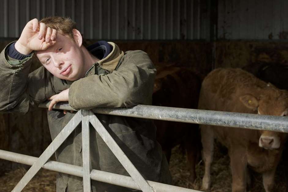 Stockman Nick Richardson, one of those who chased the escaped calf