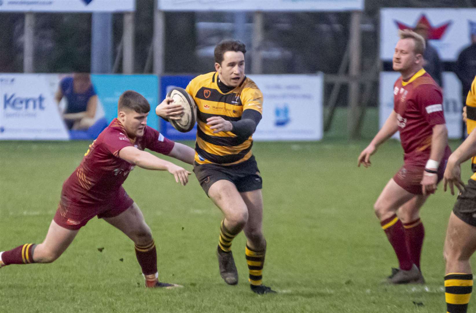 Guy Hilton in action for Canterbury in their weekend win against Westcliff. Picture: Phillipa Hilton