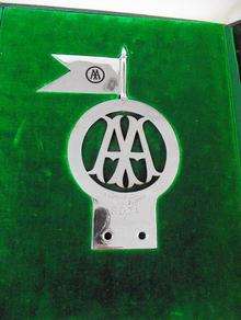 Edwardian AA badge, given to the Pilgrims Hospice charity shop in Tenterden, has sold for £870 on eBay