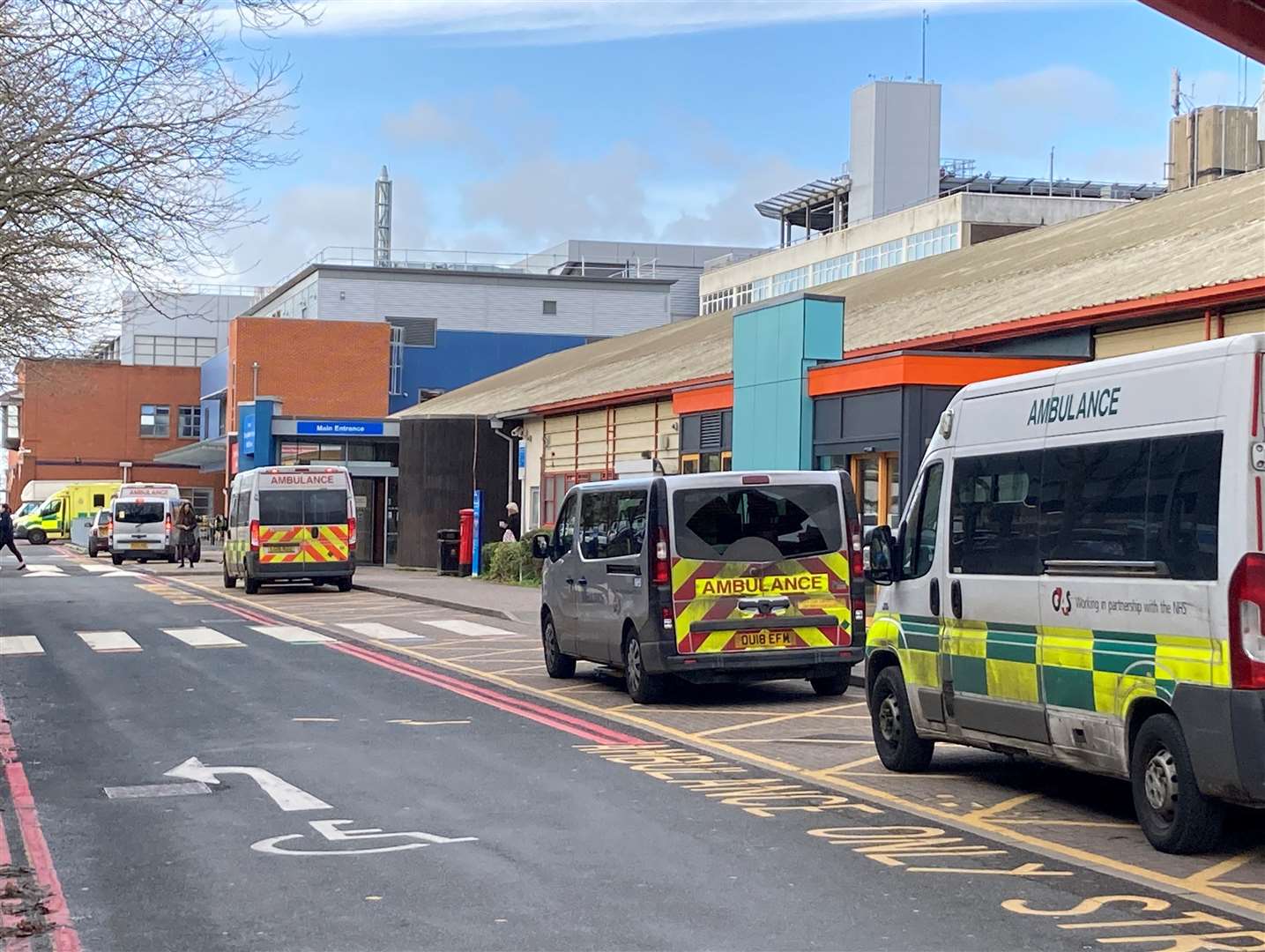 The attack took place in the emergency department at Medway Maritime