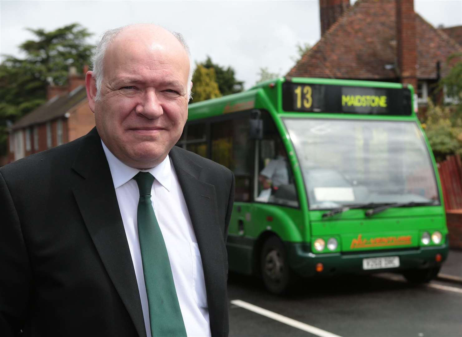 Norman Kemp, owner of the Nu-Venturte bus company in Maidstone