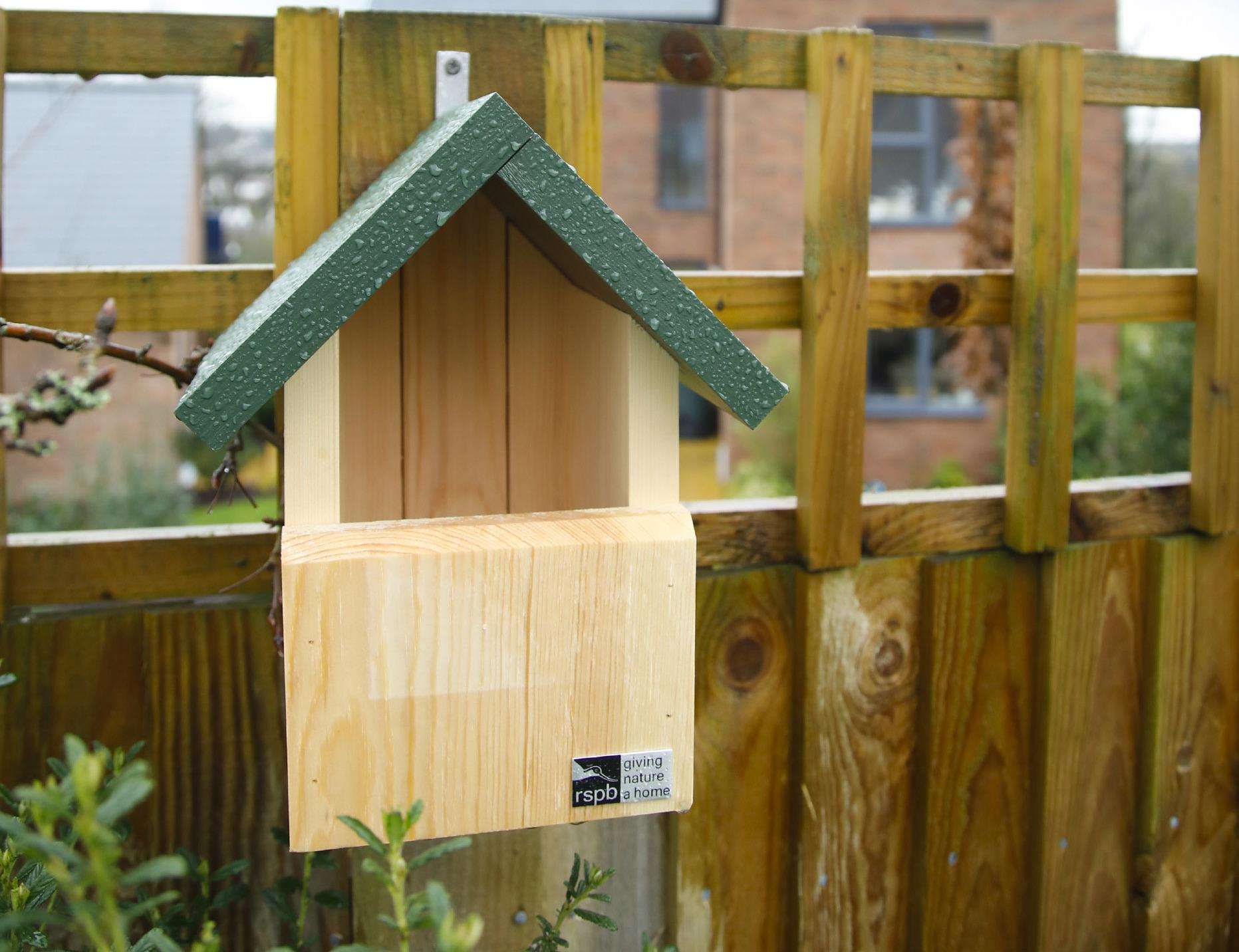 One of the nest boxes being fitted as part of the partnership (1393380)