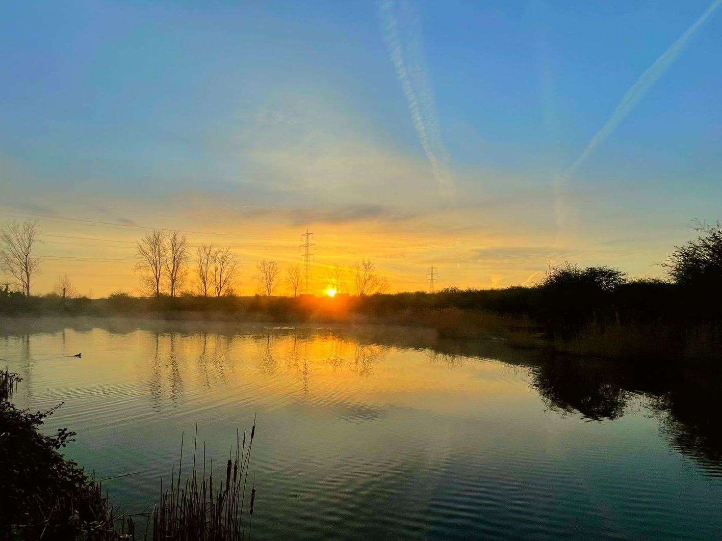 Views at Milton Creek Country Park. Picture: SBC