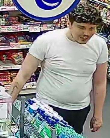 Police would like to talk to this man in connection to a robbery at a shop in Cliffe (19630302)