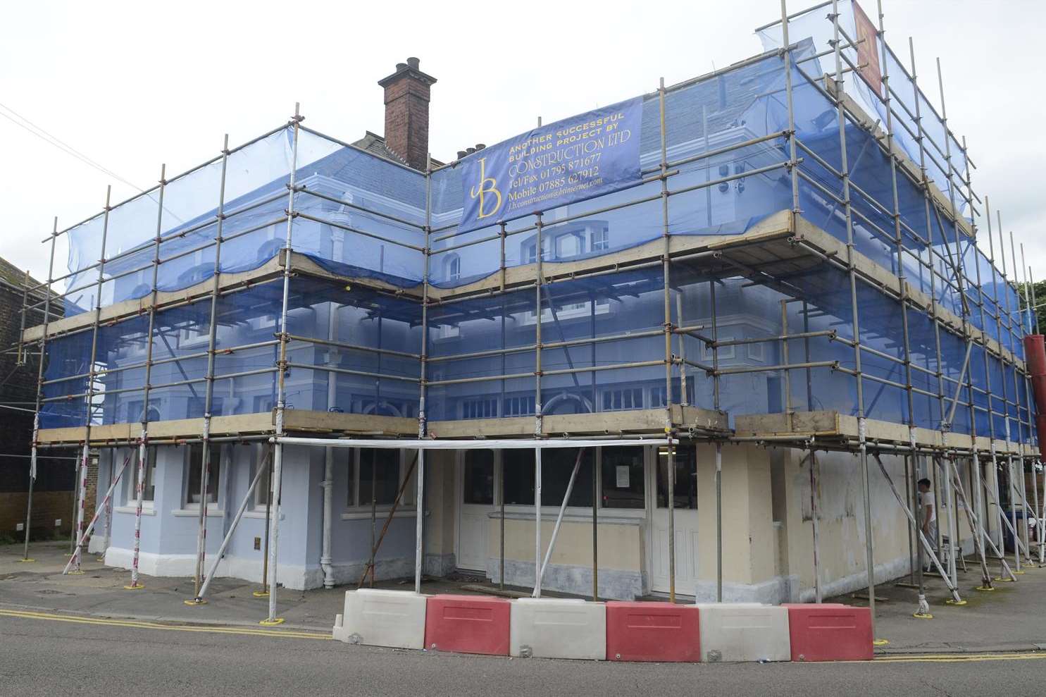 The former Queen Phillippa pub in Queenborough which is being converted to a B&B and cafe