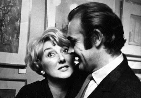 Olive Young, from Broomfield, with Sean Connery in the late 1960s.
