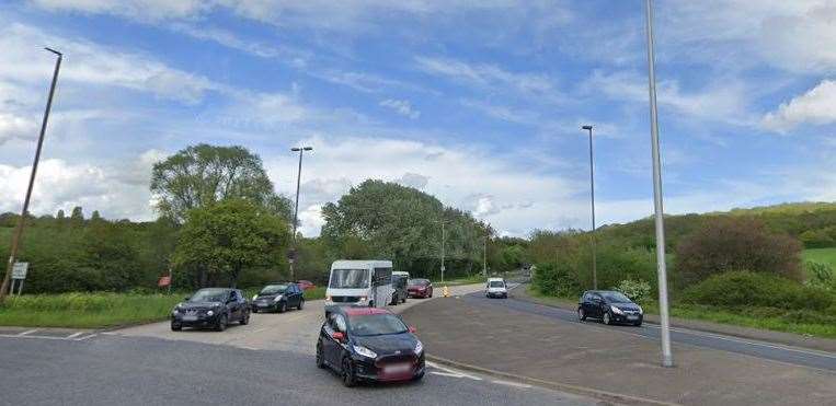 The A228 will be partially shut for four weeks. Picture: Google Maps