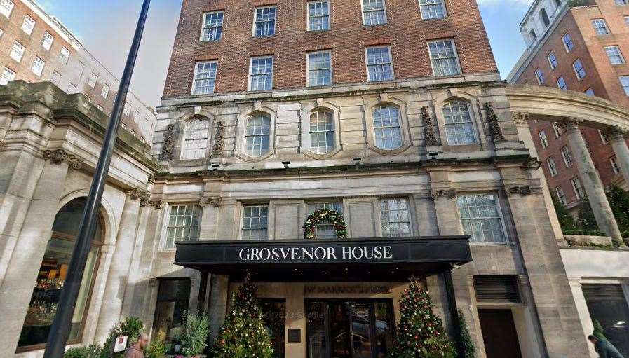 Mr Muckle worked at Grosvenor House in London. Picture: Google