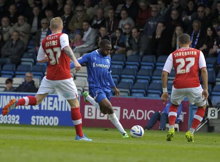 Myles Weston in action for Gills Picture: Barry Goodwin