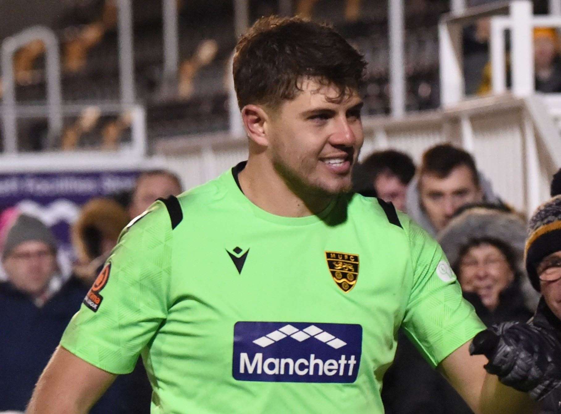 Michael West says he was encouraged to sign for Herne Bay by Maidstone keeper Tom Hadler. Picture: Steve Terrell