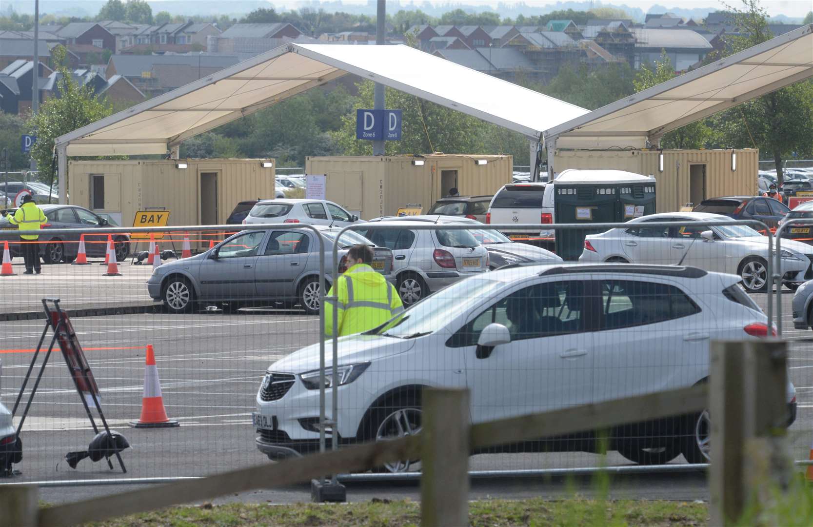 Ebbsfleet International car park D has been earmarked for the government's Brexit plans. Picture: Chris Davey
