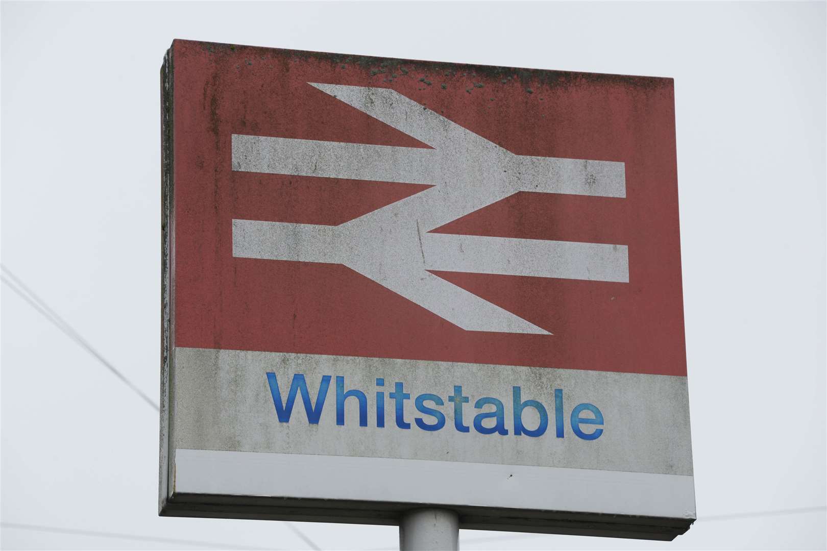 The incident happened at Whitstable station