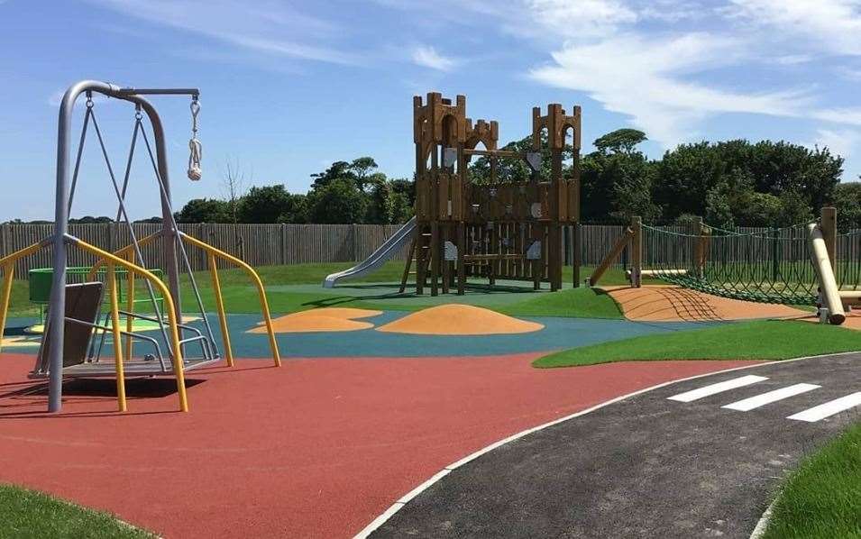 The new playground at the Foreland Fields School in Ramsgate. (18384031)
