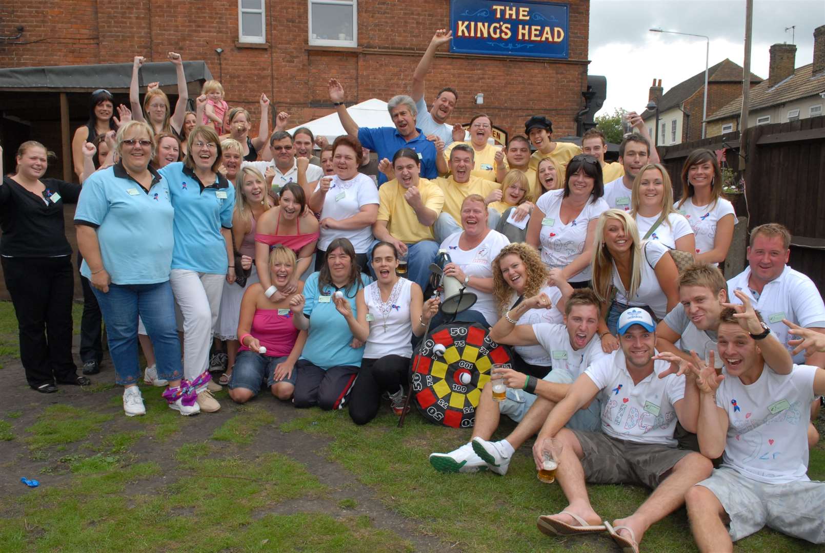 'Pub Olympics' at the King's Head in Chalkwell Road, Sittingbourne, in August 2007. The pub is still going today. Picture: Mike Smith